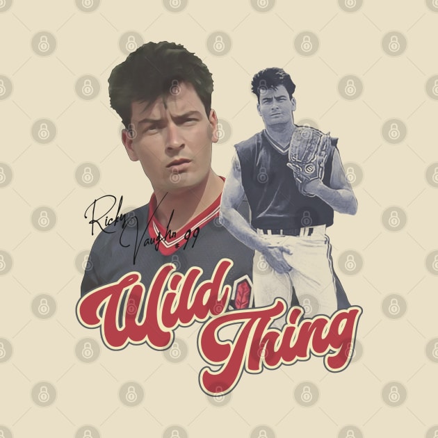 Ricky 'Wild Thing' Vaughn by darklordpug