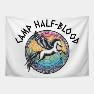 camp half blood rainbow color Tapestry