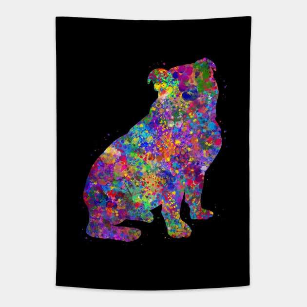 English Bulldog Puppy Tapestry by Yahya Art