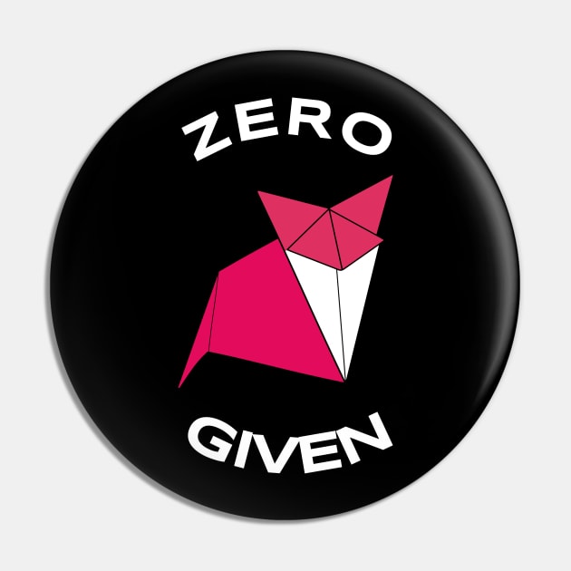 Zero Fox Given Pin by aaallsmiles