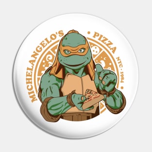 Michelangelo's Pizza Pin