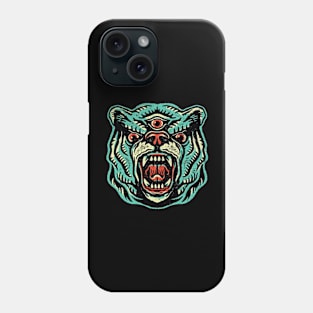 THIRD EYED BEAR Phone Case