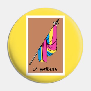 Pansexual Loteria Bandera Pin