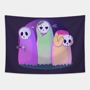 Pastel Ghosts Tapestry