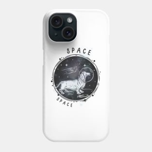 astranaut dog Phone Case