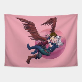 Rayla and Callum's Kiss Tapestry