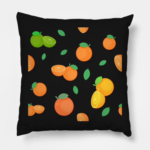 Happy orange day Pillow by hdesign66