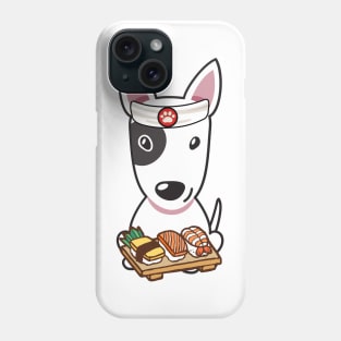 Sushi Chef Bull Terrier Phone Case