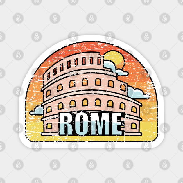 Rome Italy Magnet by Mandra