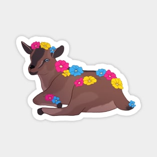 Pansexual Pride Baby Goat Kid Magnet