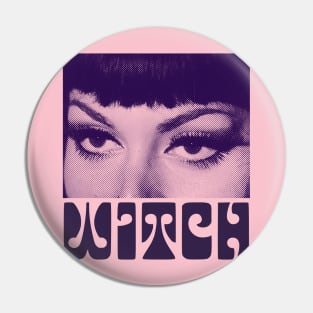 Wicca/Witchcraft † Retro Design Pin