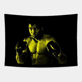 Muhammad Ali Retro Sketch Style Tapestry