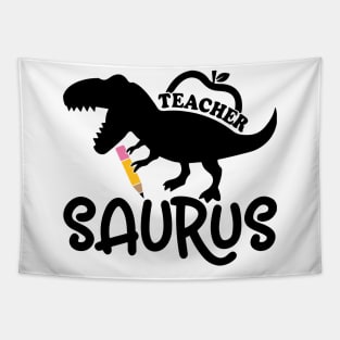 Teacher, Saurus, Roaring Dinosaur, Teacher’s Gift Tapestry