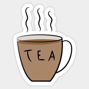 Cup of tea Sticker for Sale by yul-ol