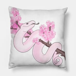 Pink Sakura Viper: White Pillow