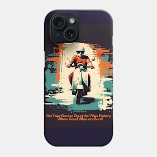 Vintage retro scooter Phone Case