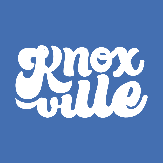 Knoxville Script - White + Blue by jepegdesign