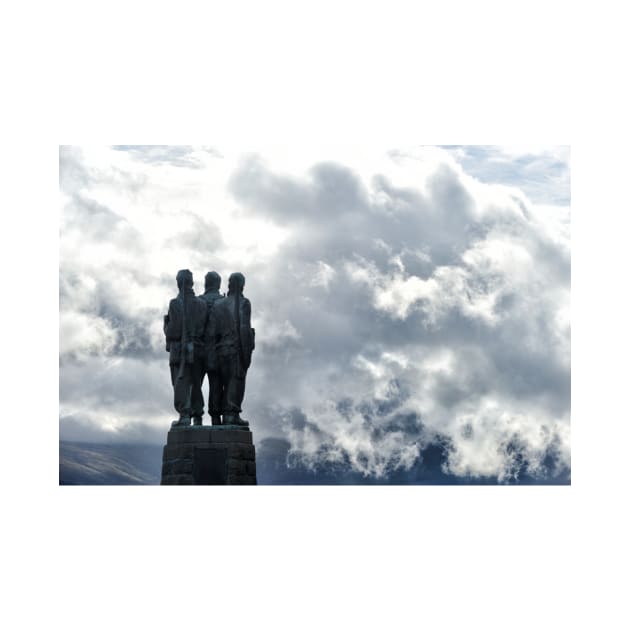 Looking towards the mountains - Commando Memorial, Spean Bridge by richflintphoto