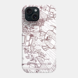 Space Cafe Colorless Phone Case