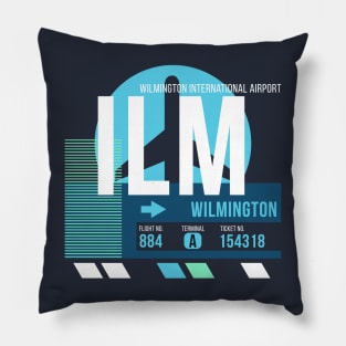 Wilmington (ILM) Airport // Sunset Baggage Tag Pillow