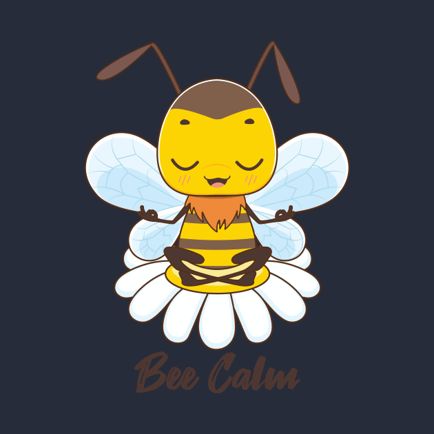 Bee calm design by GazingNeko