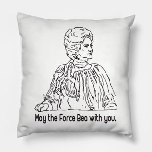 May the Force Bea With You! Pillow