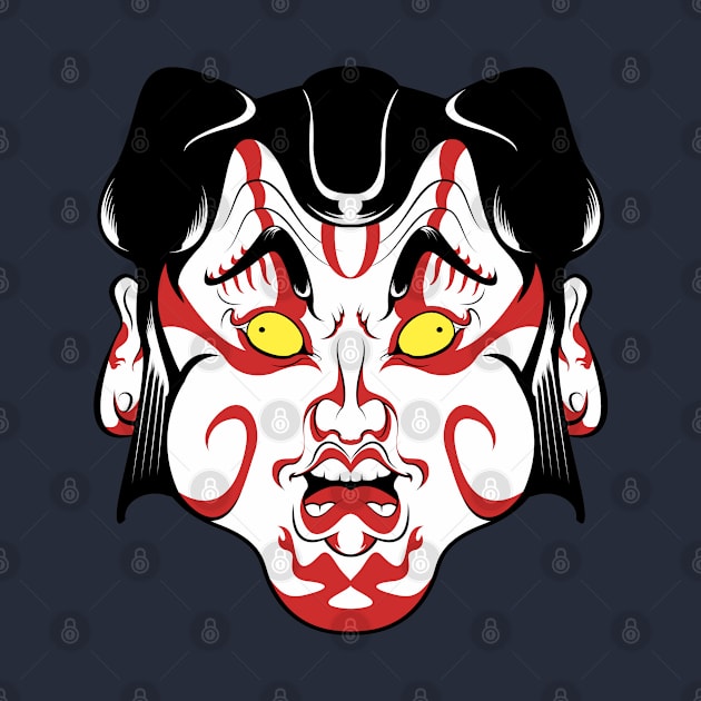 Kabuki Mask by NetJan