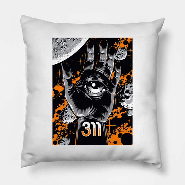 311 Palm poster Pillow by masri hudi