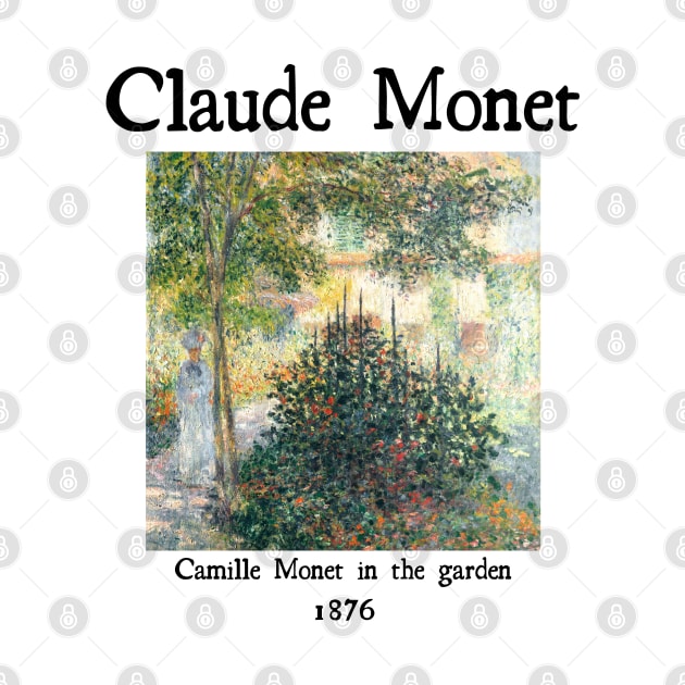 Camille Monet in the garden by Cleopsys