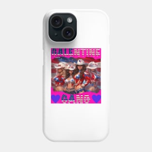 Galentine gang rodeo girls Phone Case