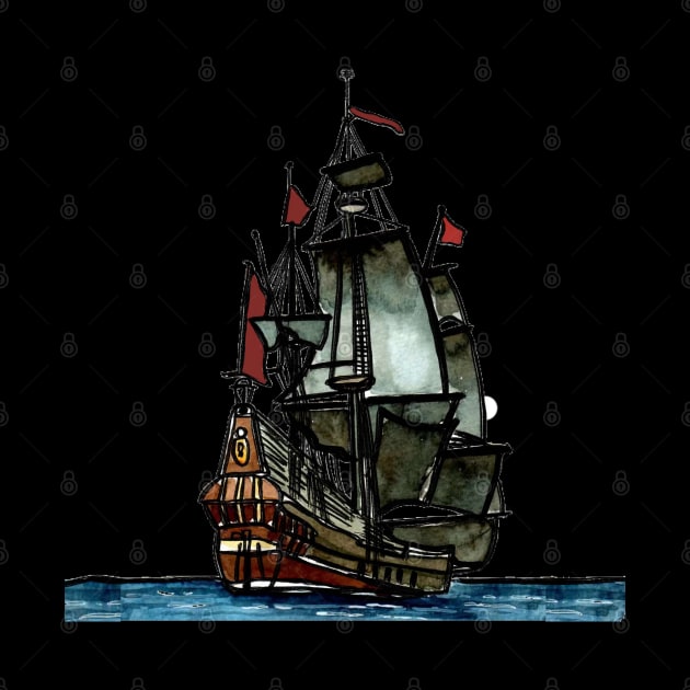 Pirate Ship by Art by Ergate