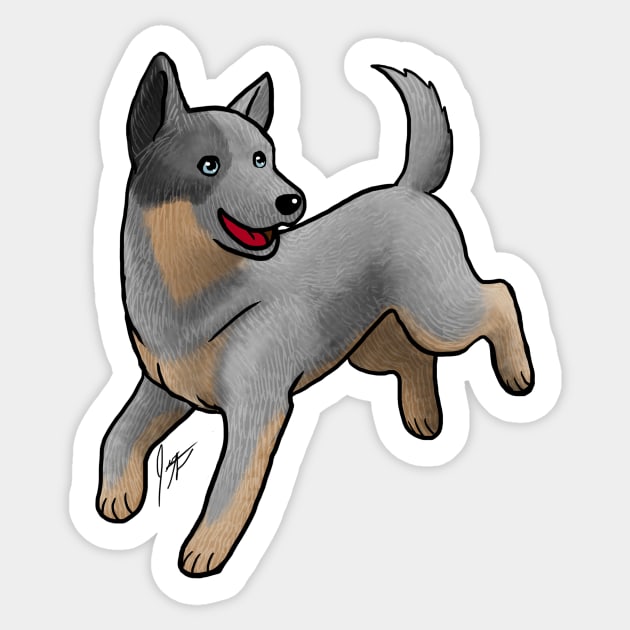 Dog Furacao Sticker by Tornado - Blue Heeler for iOS & Android