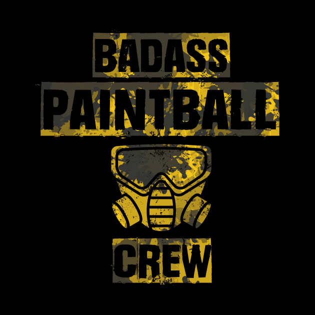 Matching Paintball T-Shirt Cool Fun Sports Game Team Shirt by warpartdesignstudio