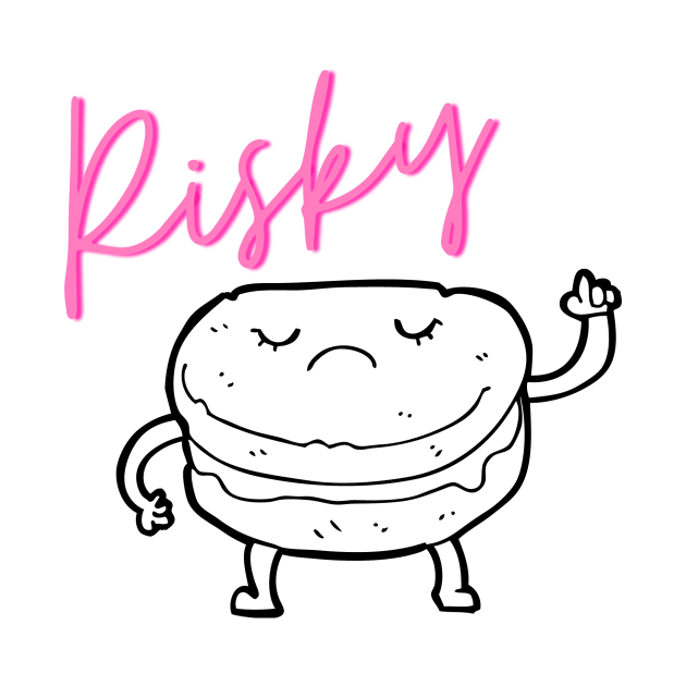 Risky Biscuit (black & pink) by Go Help Yourself Podcast