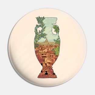 ROME VASE Pin