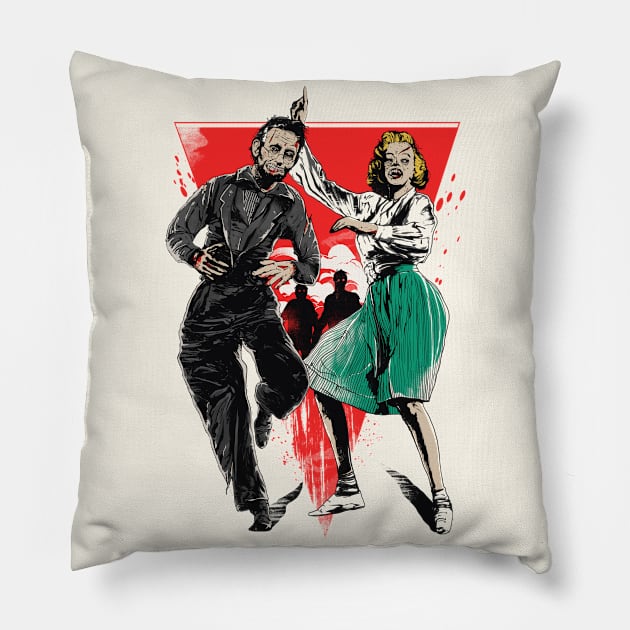 Love Dance Pillow by iamrobman