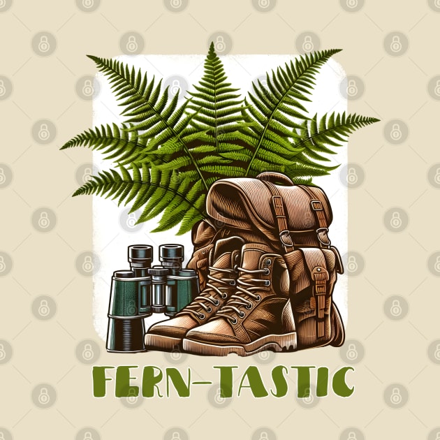 Fern-tastic Adventure Nature T-Shirt by Abystoic
