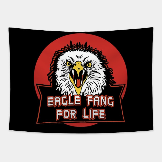 Cobra Kai Eagle Fang For Life Tapestry by Kiwi