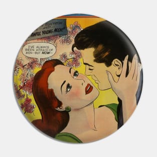 Vintage Romance Comic Book Cover - Confessions of the Lovelorn Pin