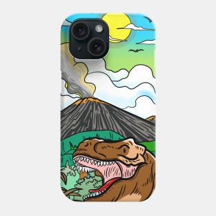 Dinosaur in Bromo Phone Case