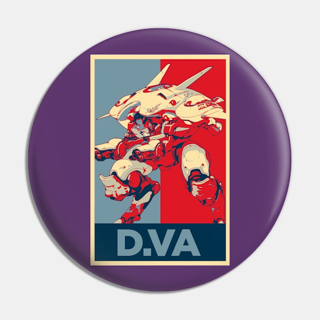 D. VA Poster Pin by Anguru