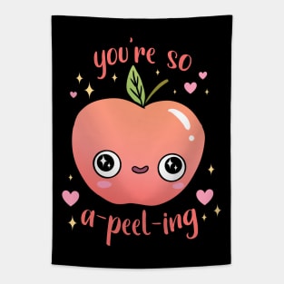 You're so a-peel-ing a funny apple pun Tapestry