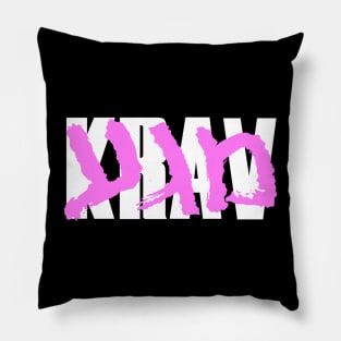 Krav Magakira - Pink v1 Pillow