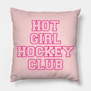 hot girl hockey club Pillow