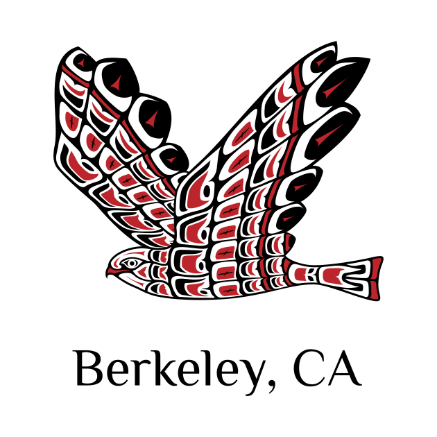 Berkeley, California Red Tailed Hawk Native American Indian by twizzler3b