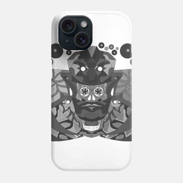 reina roja, the mayan red queen in ecopop pattern Phone Case by jorge_lebeau