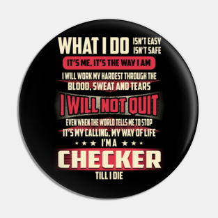 Checker Pins And Buttons Teepublic