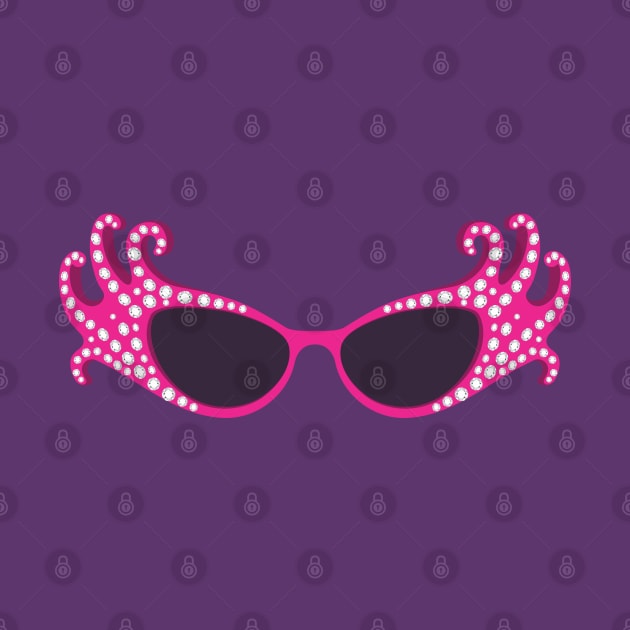 Magenta Glasses Edna by Fashion Sitejob