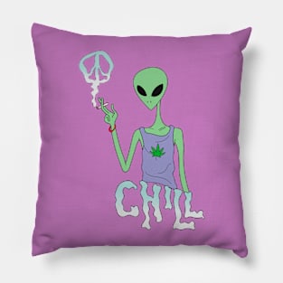 Chill Alien Pillow