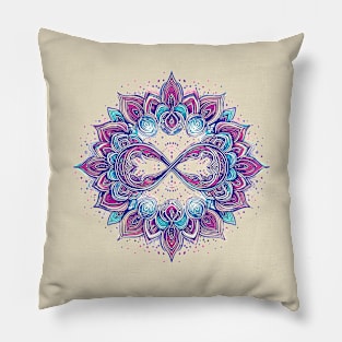 Mandala Purple Blue 2 Pillow